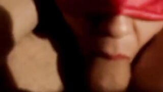 submissive teen Camille worships my cock