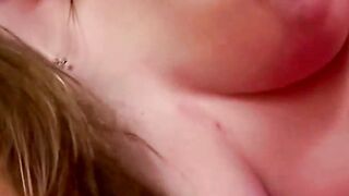 Long Tit GF likes my hard pecker into her two