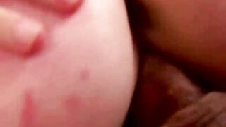 Long Tit GF likes my hard pecker into her two