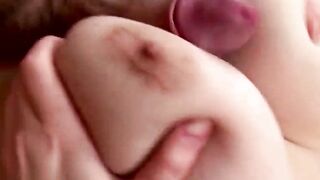 Long Tit GF likes my hard pecker into her two