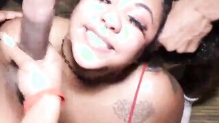 nasty freak ladybug loves her king kreme n la big black cock