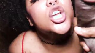 nasty freak ladybug loves her king kreme n la big black cock