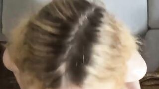 Slutty British Blonde Teen Takes Huge Fa