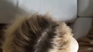 Slutty British Blonde Teen Takes Huge Fa