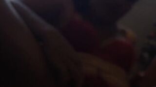 Crazy babysitter masturbates at her employe's house