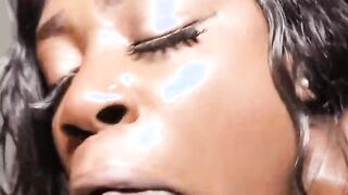 houston dark chocolate first timer newbie swallow n banged on that bbc