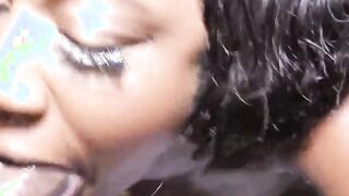 houston dark chocolate first timer newbie swallow n banged on that bbc