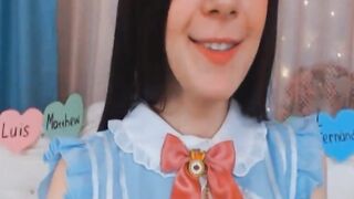 beauty cunt with mouth babe Pleasures Her Holes