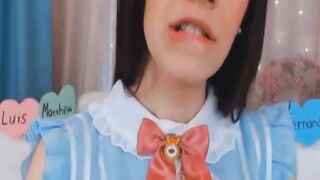 beauty cunt with mouth babe Pleasures Her Holes