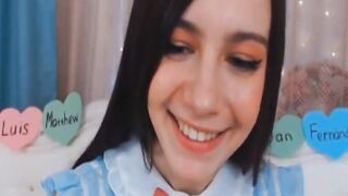 beauty cunt with mouth babe Pleasures Her Holes