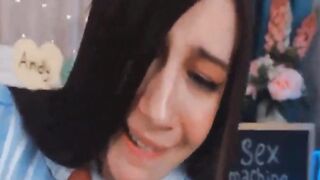 beauty cunt with mouth babe Pleasures Her Holes