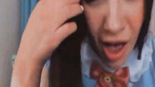 beauty cunt with mouth babe Pleasures Her Holes