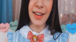 beauty cunt with mouth babe Pleasures Her Holes