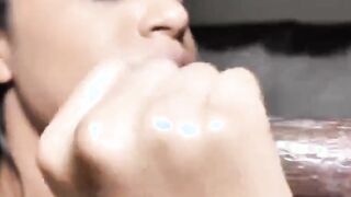 babe mixed blexican diamond banks fucks huge african cock roommate