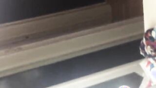 Vulgar step daughter records herself in the bathroom