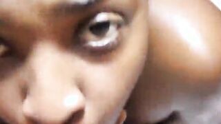 her pussy looks soo amazingly Beauty chocolate freak fucks big black cock