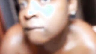 her pussy looks soo amazingly Beauty chocolate freak fucks big black cock