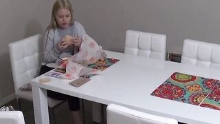 Huge sex appetite of a gorgeous blonde model