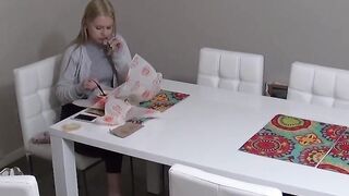 Huge sex appetite of a gorgeous blonde model
