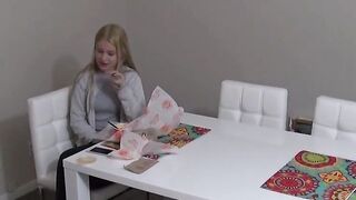Huge sex appetite of a gorgeous blonde model
