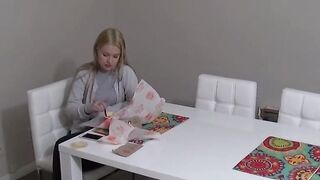 Huge sex appetite of a gorgeous blonde model