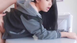 A Pretty Girl at the Beach Fucking a Str