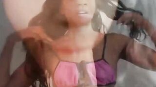 Amazingly Hot Women Amari Anne Humps (Ricky Johnsons) Thick Dick Inside Bed -