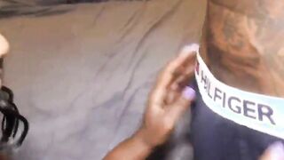 pf bhangs gonna slob on dominique larue thick chocolate drop