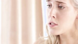 Innocent Squirts Lead to Blonde three Way - ADULT TIME