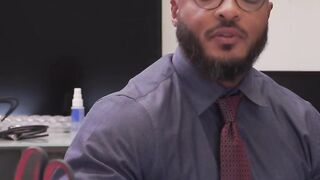 Black dude fucks her tattooed ts boss