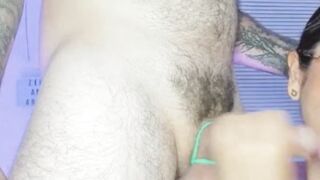 Nerd Babe Loves To Do Deepthroat Cock