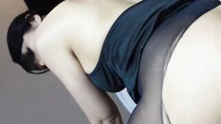 Cute Asian Gets Rough Doggystyle in Sexy Pantyhose