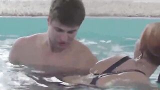 LETSDOEIT Teasing 19 Year Mature Ria Sunn Has Sex By The Pool