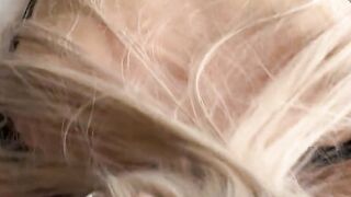 Hot MILF slut whined in pleasure as she jumped on my cock.