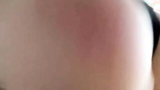 Hot MILF slut whined in pleasure as she jumped on my cock.