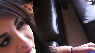 Mofos - Gamer Girl Celina Santiago sucks penis