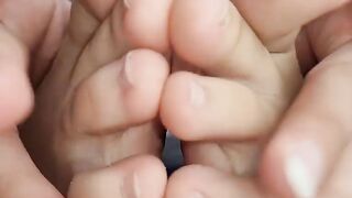 Feet JOI Brunette