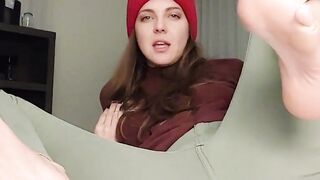 Foot Fetish Brunette JOI