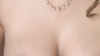 Long Breasts April Wanks Her Pussy