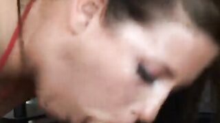 Taylor Slurps & Fucks A Big Dick