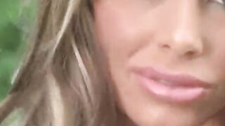 Hot Mandy Spreads Her Shaved Pussy