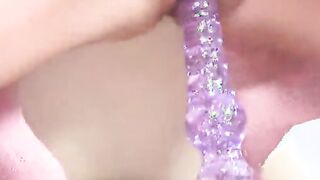 Long Tit Alexis Dildos Her Wet Twat