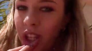 Angel Wanks Her Vagina Hard