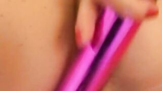 Euro Pornstar Opens Her Pussy Wide