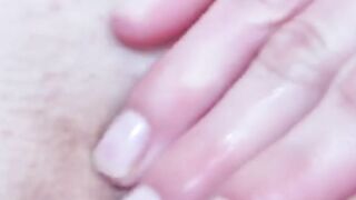 Playful dark hair bae loves to get naked and rub her snatch