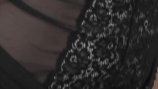 Incredible big-tit blonde Hot in lingerie fucks her pussy for orgasm