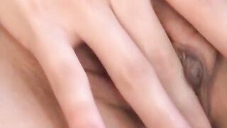 Hot dark hair Cutie Aspen Rae sex toys herself to orgasm public