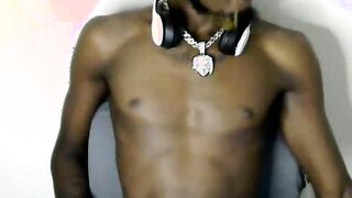 Sensual Black hot Dick Part 2 doing a Cam Show