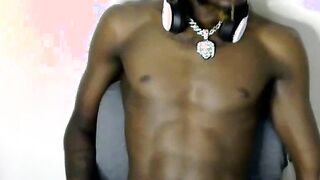 Sensual Black hot Dick Part 2 doing a Cam Show