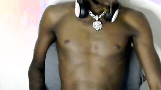 Sensual Black hot Dick Part 2 doing a Cam Show